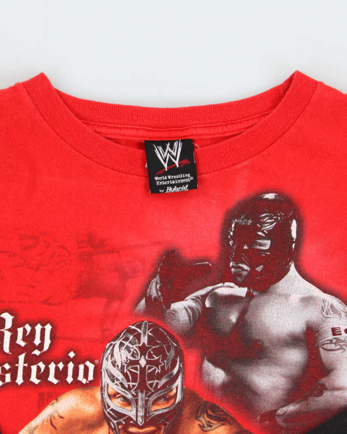 Vintage 2008 Hybrid WWE Ray Mysterio 619 Double Layer Long-Sleeve T-Shirt - M