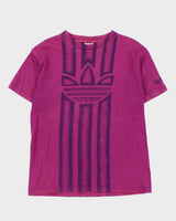 Vintage 1990s Adidas Originals Big Trefoil Crewneck T-Shirt - M