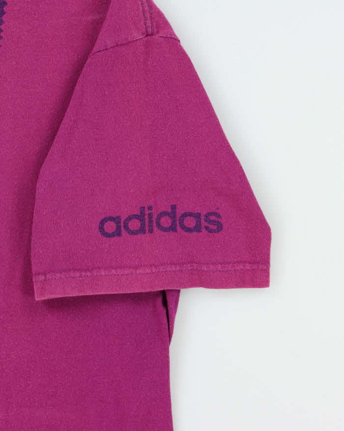 Vintage 1990s Adidas Originals Big Trefoil Crewneck T-Shirt - M