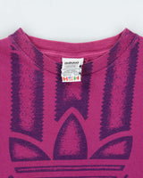 Vintage 1990s Adidas Originals Big Trefoil Crewneck T-Shirt - M
