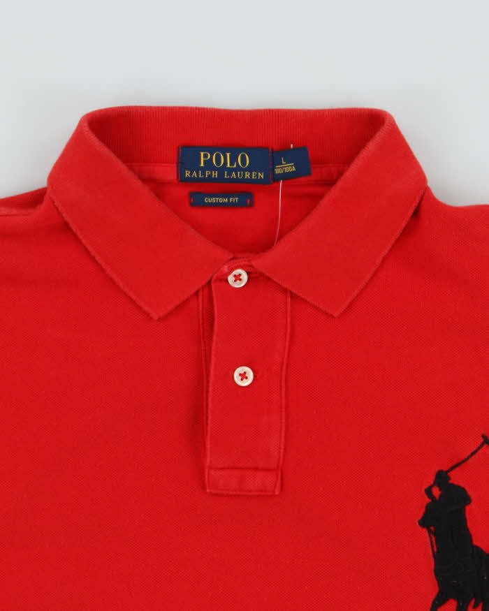 Vintage Polo Ralph Lauren Large Pony Short Sleeve Polo Shirt - L