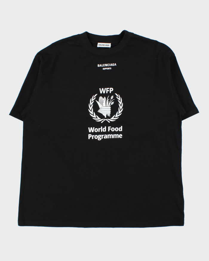 2018 Balenciaga WFP Heavyweight Crewneck T-Shirt - L