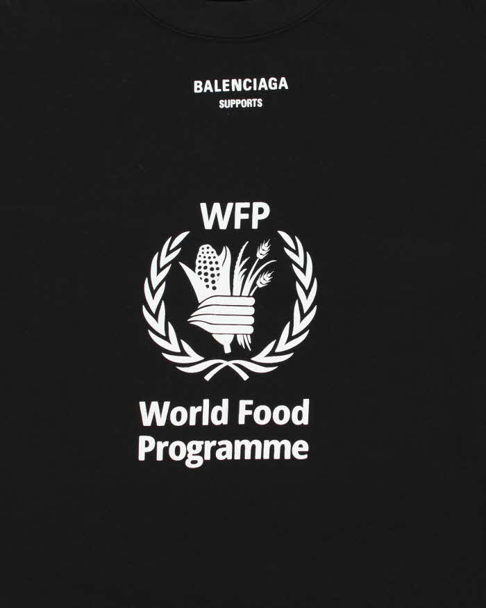 2018 Balenciaga WFP Heavyweight Crewneck T-Shirt - L
