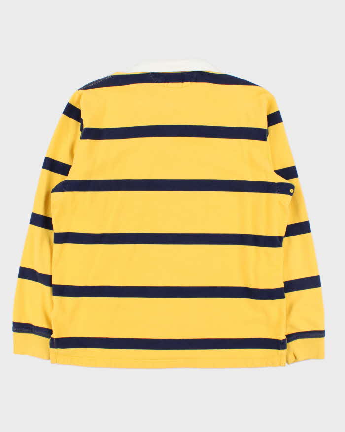 Vintage Y2K 00s Polo Ralph Lauren Striped Long Sleeve Rugby Shirt - L