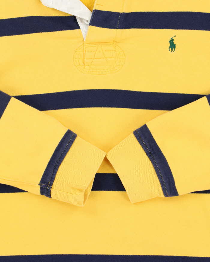 Vintage Y2K 00s Polo Ralph Lauren Striped Long Sleeve Rugby Shirt - L