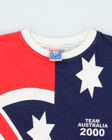 Vintage Y2K Team Australia 2000 Sydney Olympics Oversized Crewneck T-Shirt - S