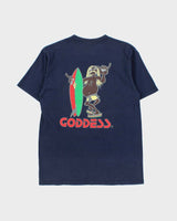 Vintage 1990s Goddess International Surfboards Crewneck T-Shirt - M