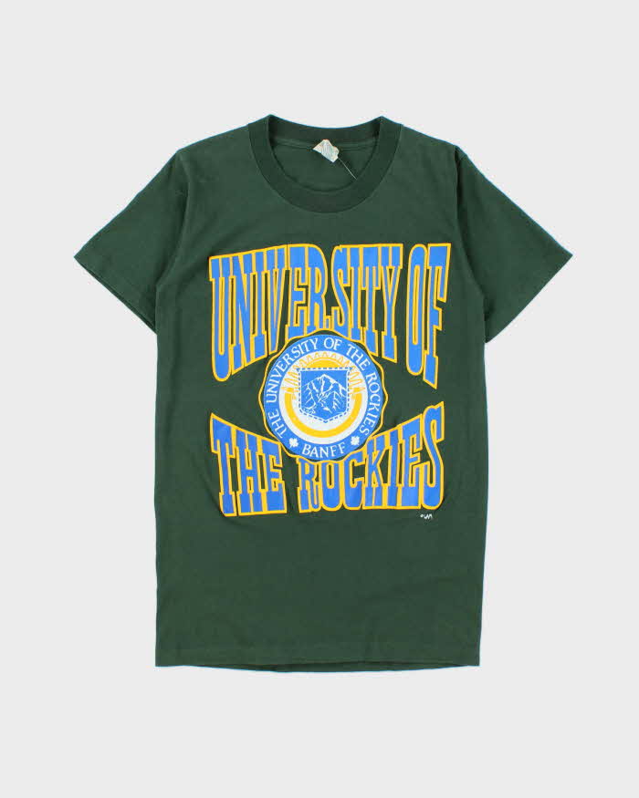 Vintage 1990s Gildan Heavyweight University Of The Rockies Single Stitch Crewneck T-Shirt - S