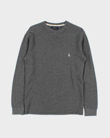 Vintage Polo Ralph Lauren Long Sleeve Waffle Crewneck T-Shirt - M