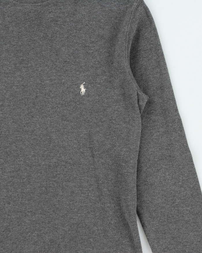 Vintage Polo Ralph Lauren Long Sleeve Waffle Crewneck T-Shirt - M