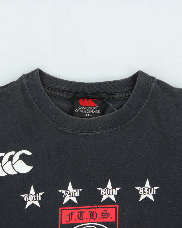 Vintage 1990s Canterbury Kyoto Fushimi High School Japanese Rugby Club T-Shirt - M