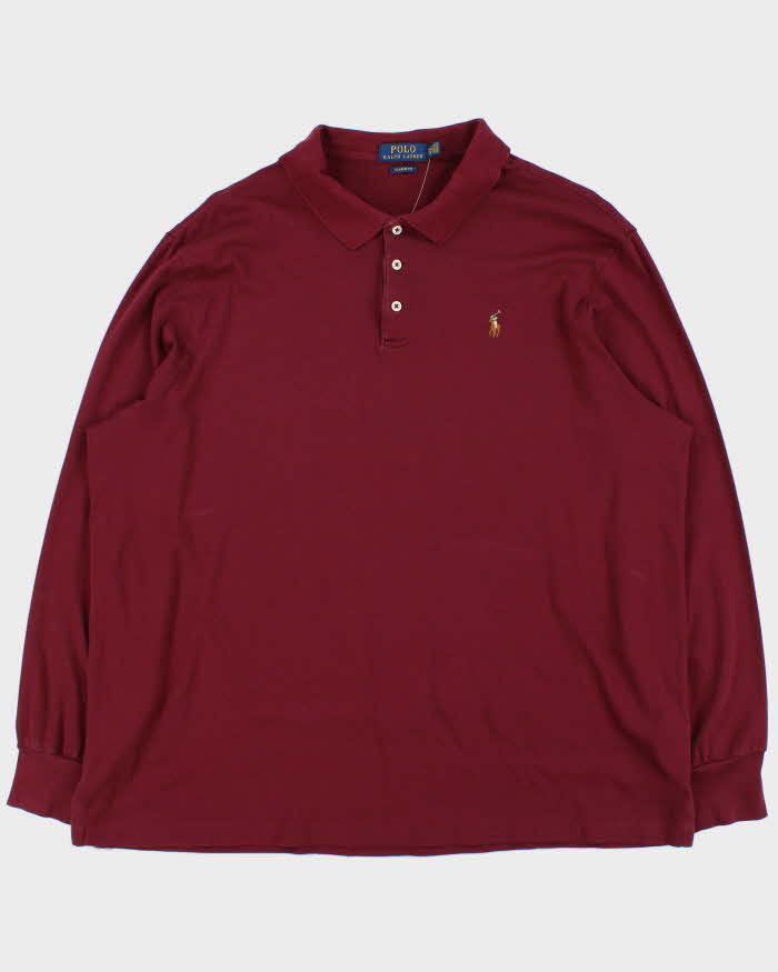 Vintage Polo Ralph Lauren Classic Fit Long Sleeve Polo Shirt - XXL