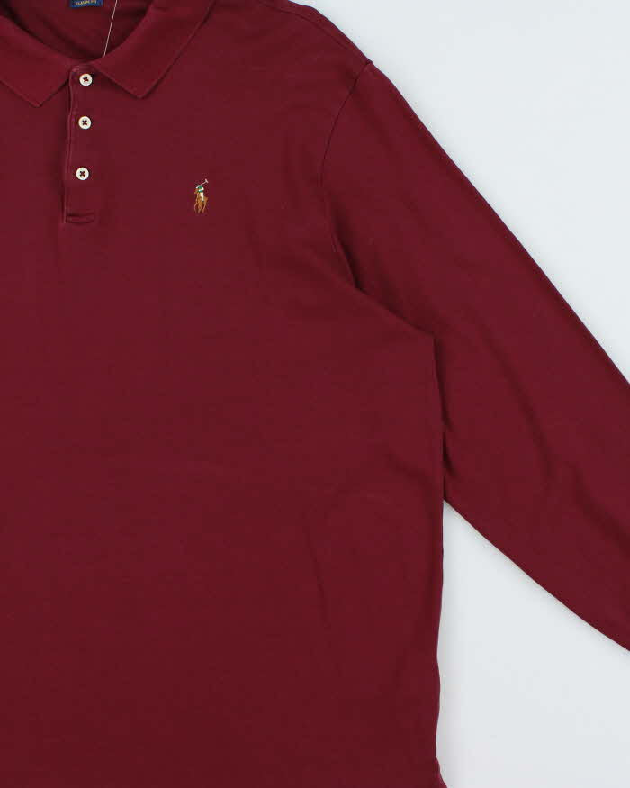 Vintage Polo Ralph Lauren Classic Fit Long Sleeve Polo Shirt - XXL