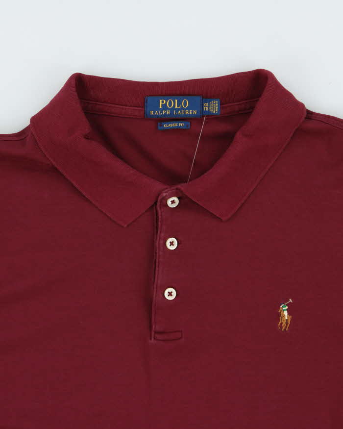 Vintage Polo Ralph Lauren Classic Fit Long Sleeve Polo Shirt - XXL