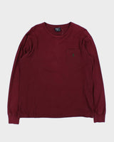 Vintage Y2K 00s Polo Ralph Lauren Long Sleeve Pocket T-Shirt - L