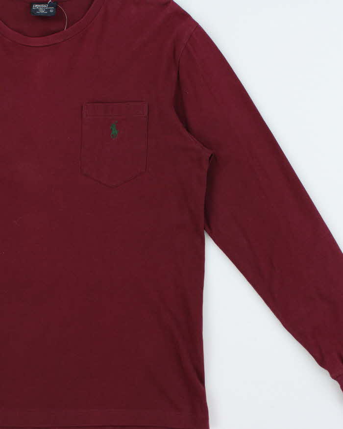 Vintage Y2K 00s Polo Ralph Lauren Long Sleeve Pocket T-Shirt - L