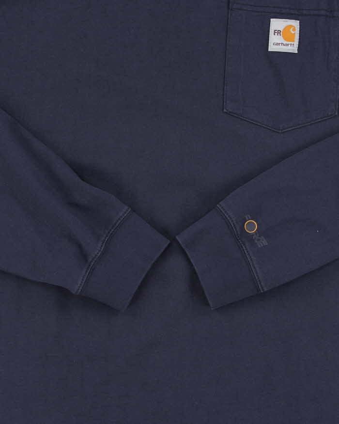 Vintage Carhartt Force PyroSafe Long Sleeve Pocket T-Shirt - XL