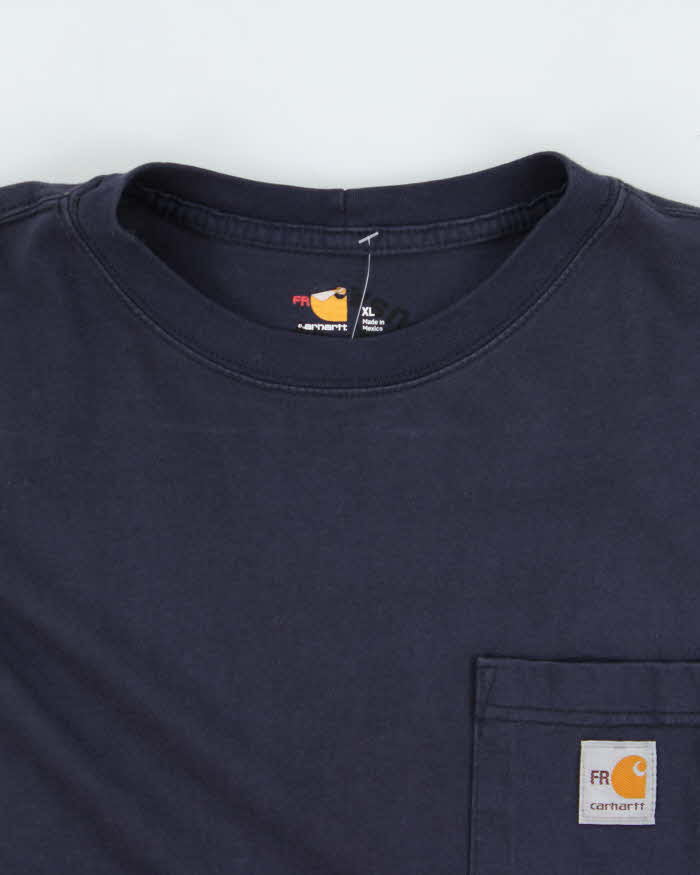 Vintage Carhartt Force PyroSafe Long Sleeve Pocket T-Shirt - XL