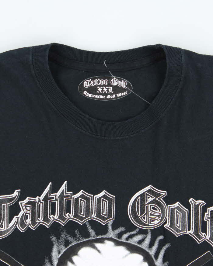 Vintage Y2k 00s Tattoo Golf Long Sleeve T-shirt - XXL