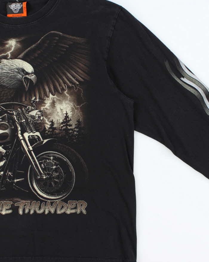 Vintage 90s Rock Eagle Single Stitch Long Sleeve T-shirt - L