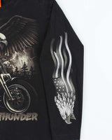 Vintage 90s Rock Eagle Single Stitch Long Sleeve T-shirt - L