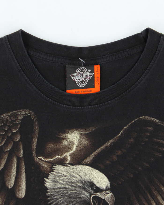 Vintage 90s Rock Eagle Single Stitch Long Sleeve T-shirt - L