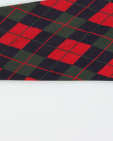 Vintage 1990s Polo Ralph Lauren Argyle Print Long Sleeve Polo Shirt - M