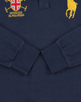Vintage Y2K 00s Polo Ralph Lauren Large Pony Long Sleeve Polo Shirt - L