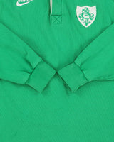 Vintage 1996 Nike Premier Ireland RFC Home Long Sleeve Rugby Shirt - S