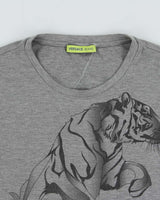 Vintage Y2K 00s Versace Jeans Tiger Print Long Sleeve T-Shirt - M