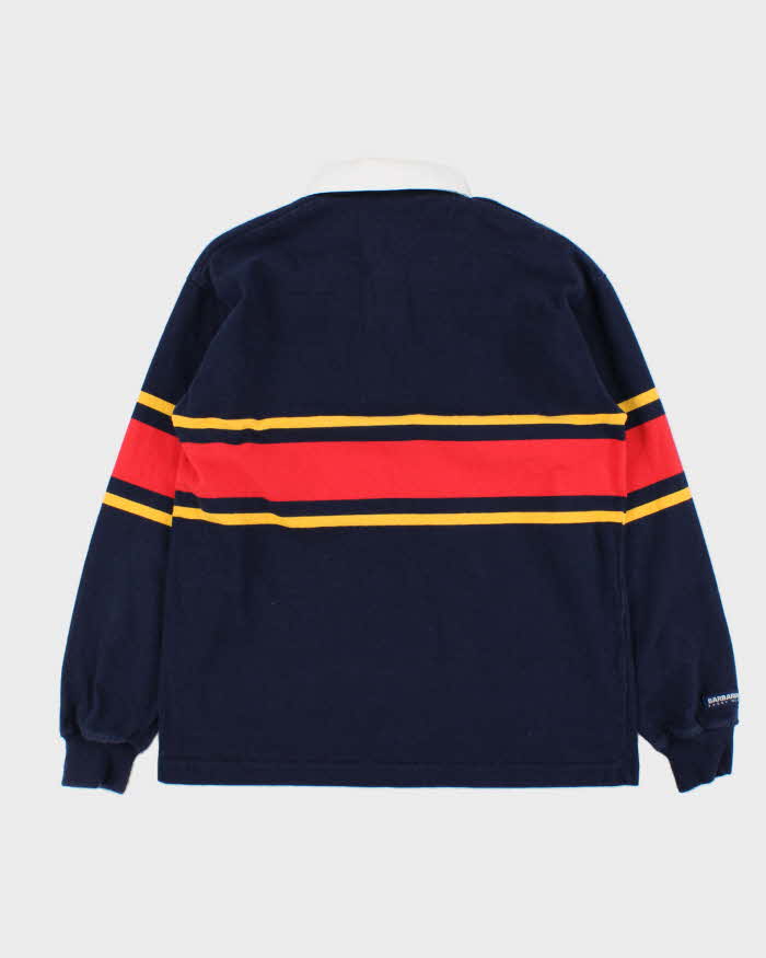 Vintage 90s Barbarian Casual Queens University Polo Shirt - S