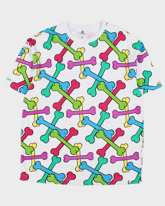 Vintage Kidrobot Limited Edition Bones Heavyweight Crewneck T-Shirt - XXL