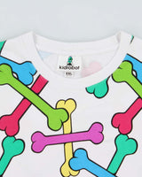 Vintage Kidrobot Limited Edition Bones Heavyweight Crewneck T-Shirt - XXL