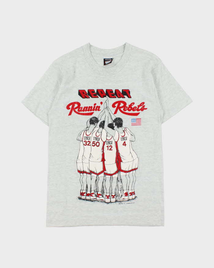Vintage 1990 Screen Stars UNLV Runnin Rebels Made In USA Single Stitch Crewneck T-Shirt - M