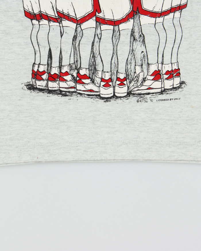 Vintage 1990 Screen Stars UNLV Runnin Rebels Made In USA Single Stitch Crewneck T-Shirt - M