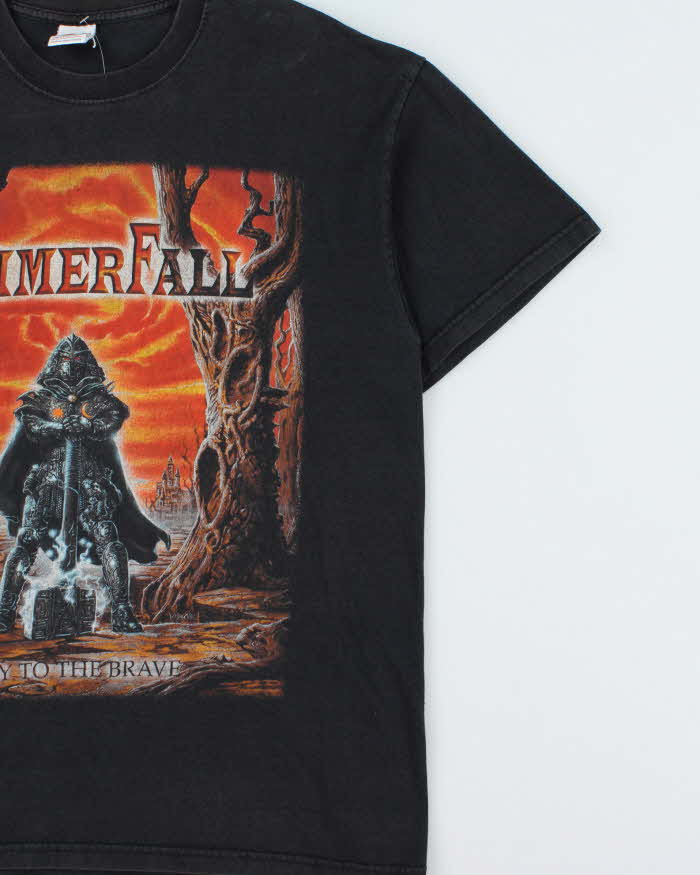 Vintage 00s HammerFall 'Glory To The Brave' Debut Album Metal Crewneck T-Shirt - L