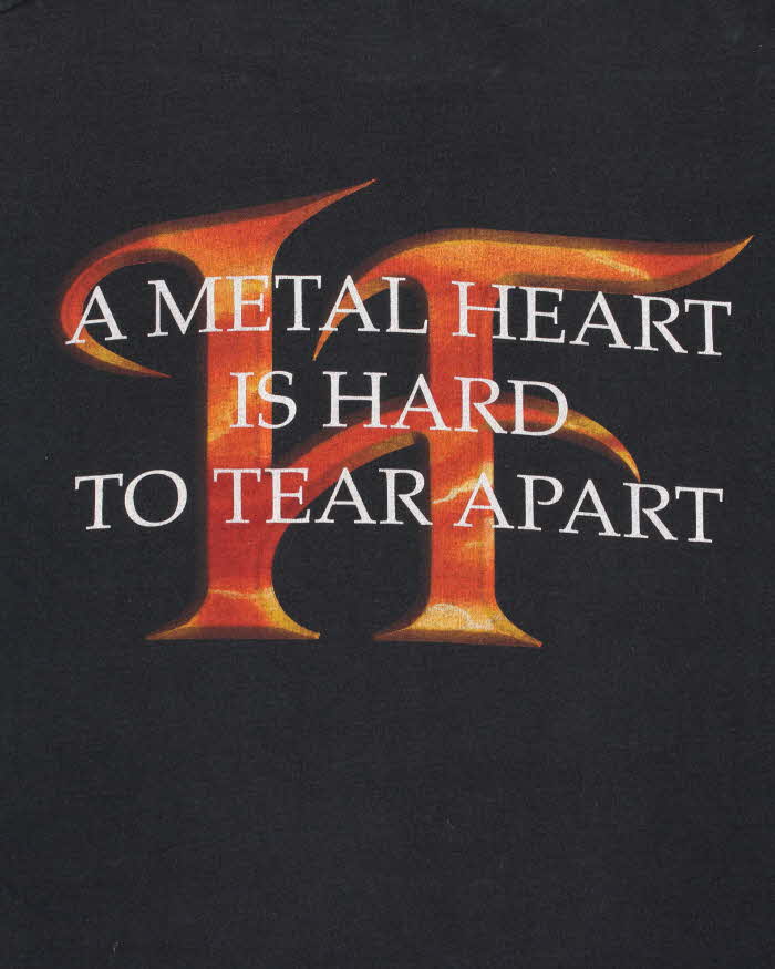 Vintage 00s HammerFall 'Glory To The Brave' Debut Album Metal Crewneck T-Shirt - L