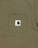 Vintage Carhartt Khaki Crewneck Pocket T-Shirt - S