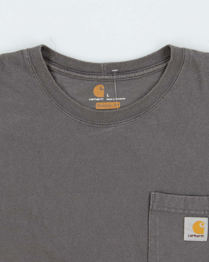 Vintage Carhartt Heavyweight Original Fit Crewneck Pocket T-Shirt - L