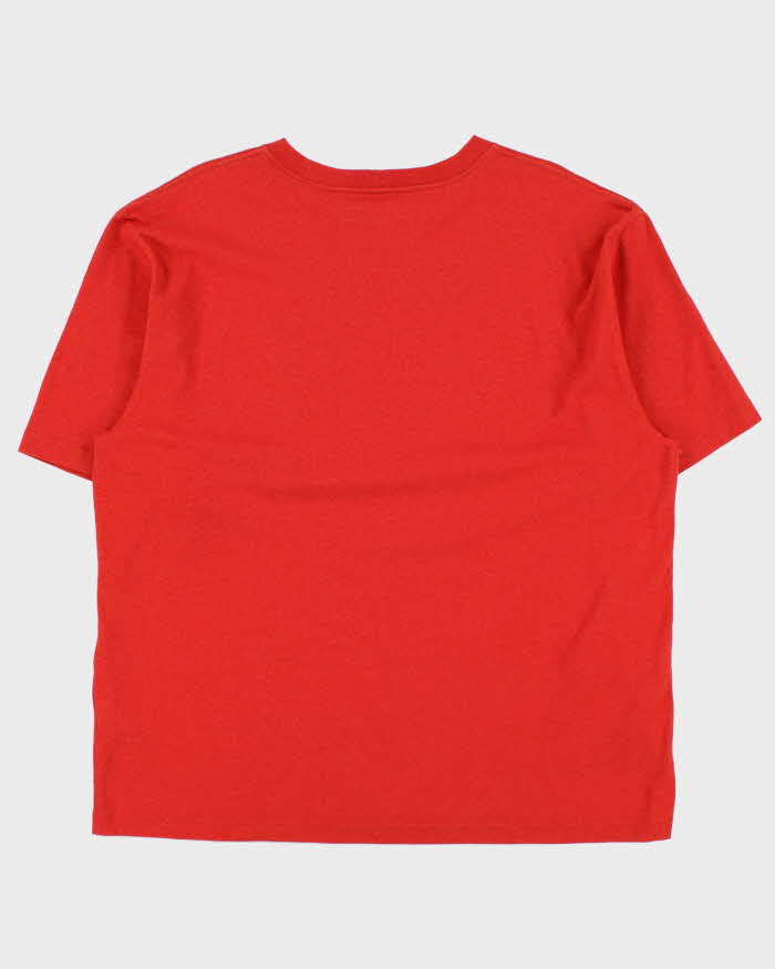 Vintage Carhartt Heavyweight Loose Fit Burnt Orange Crewneck Pocket T-Shirt - L