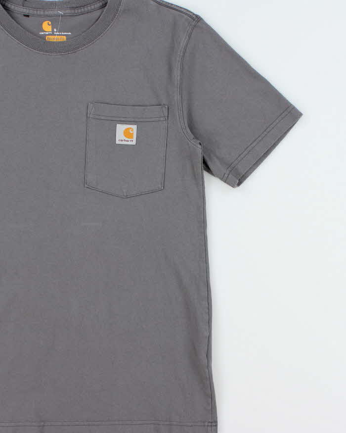 Vintage Carhartt Heavyweight Relaxed Fit Crewneck Pocket T-Shirt - S