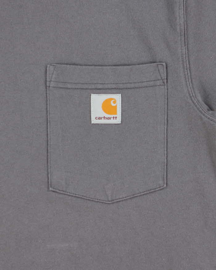 Vintage Carhartt Heavyweight Relaxed Fit Crewneck Pocket T-Shirt - S