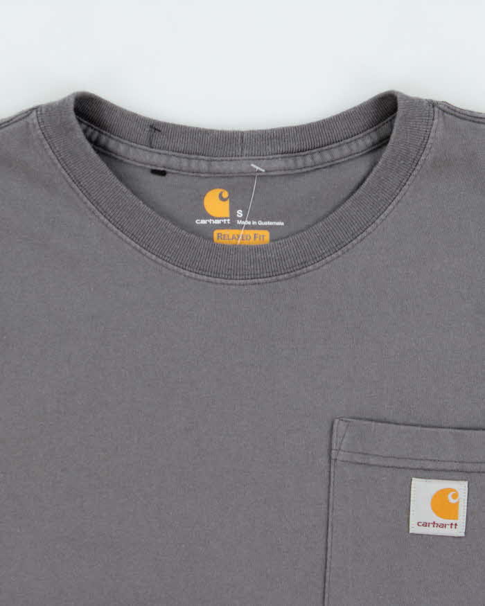 Vintage Carhartt Heavyweight Relaxed Fit Crewneck Pocket T-Shirt - S