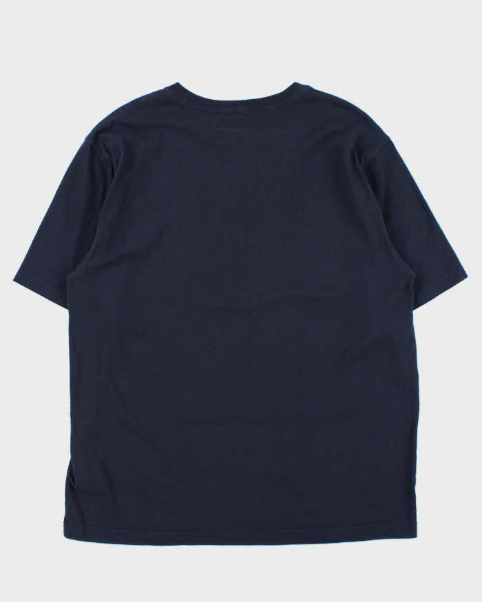 Vintage Carhartt Heavyweight Navy Loose Fit Crewneck Pocket T-Shirt - L