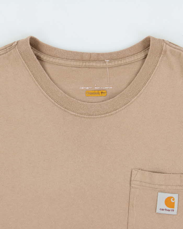 Vintage Carhartt Heavyweight Original Fit Crewneck Pocket T-Shirt - L