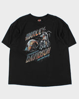 Vintage Harley Davidson Badlands Alberta Crewneck T-Shirt - XXL