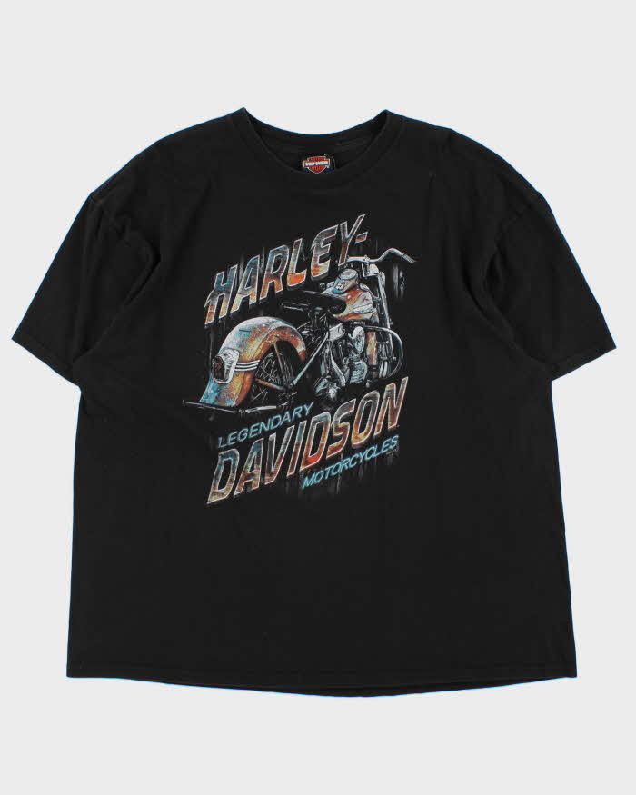 Vintage Harley Davidson Badlands Alberta Crewneck T-Shirt - XXL