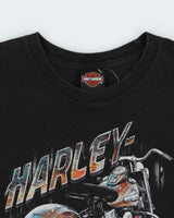 Vintage Harley Davidson Badlands Alberta Crewneck T-Shirt - XXL