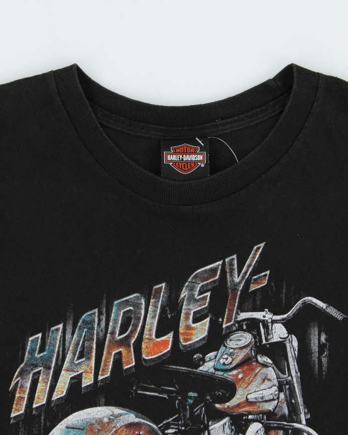 Vintage Harley Davidson Badlands Alberta Crewneck T-Shirt - XXL