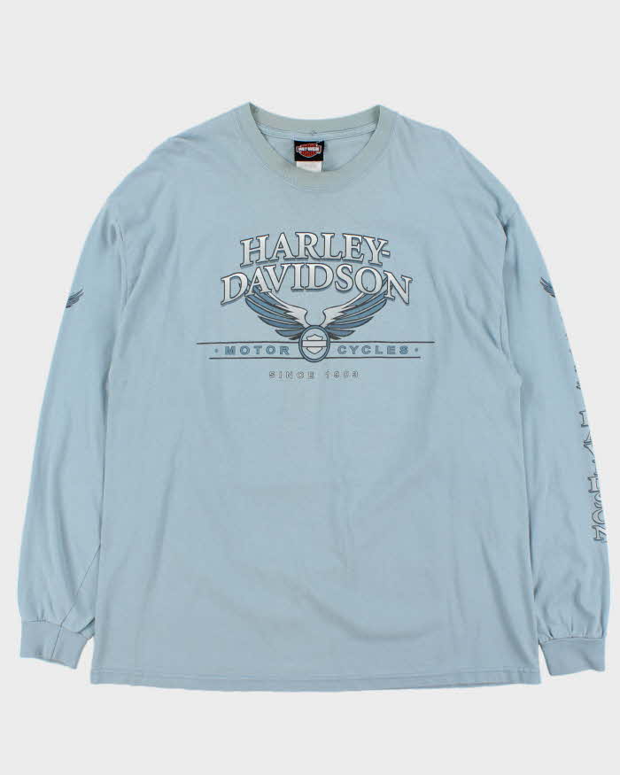 Vintage 2003 Harley Davidson Zion Utah Long Sleeve Crewneck T-Shirt - XL